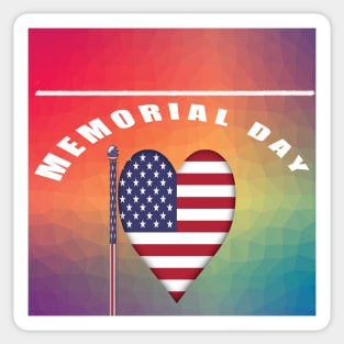 memorial day Sticker